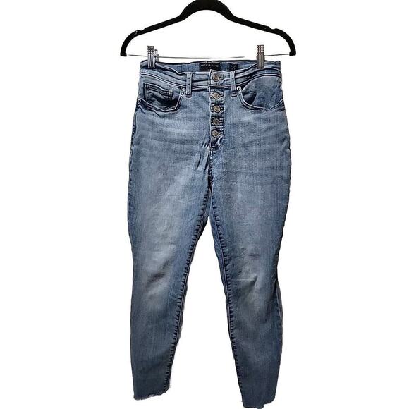 Lucky Brand Denim - Lucky Brand Bridgette Skinny Jeans Womens Size 6/28 Blue Mid Rise Spandex Blend